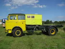 Chassis eines LIAZ-�koda 706 aus dem neuen Landkreis Vorpommern-Greifswald (VG) beim 18. Oldtimer- und Traktoren-Treffen im AGRONEUM in Alt Schwerin [12.08.2012]
