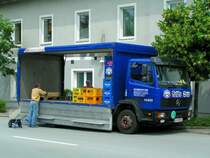 MB1120 im Zustelldienst bei einer kleinen Kneippe in Ried i.I.; 080613