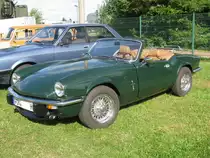 Roadester Triumph Spitfire 1500 aus dem alten Landkreis Parchim (PCH) beim 11. Oldtimertreffen Hagenow [26.08.2012]
