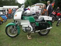 Motorrad BMW R 60/7 ehemals  Polizei  aus dem alten Landkreis Ludwigslust (LWL)  beim 11. Oldtimertreffen Hagenow [26.08.2012]
