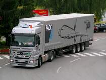ACTROS im A380-Werbeauftritt des(noch)FACC Unternehmens; Ried i.I.; 080613