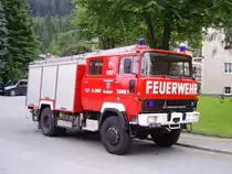 Tankl�schfahrzeug TLF-A 3000 Magirus-Deutz 310D19FA Aufbau Rosenbauer der Feuerwehr Bad Gastein, Aufnahme am 22.07.2007 