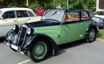 Ein alter Oldtimer von Auto Union Typ DKW F7 Cabriolet. Zusehn beim Oldtimerausstellung in Zeulenroda. Foto 26.08.2012 