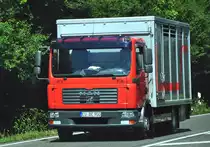 MAN Tiertransporter bei Euskirchen - 10.08.2012