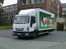 IVECO-Kasten-LKW,am 31.August 2012,am Krankenhaus in Stralsund.