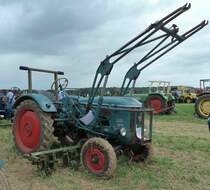 Hanomag C 224 steht im August 2012 am Baiersr�der Hof