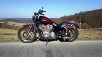 Mein Motorrad HD Sportster XL 883 Low. 28.3.2012.