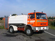 GTLF 8000 Renault GR 231 Aufbau Rosenbauer Belgium der Feuerwehr Koksijde, Aufnahme am 09.09.2006

