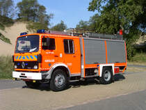 Tanklschfahrzeug Renault S 170 Aufbau Rosenbauer Belgium der Feuerwehr Koksijde LZ Oostduinkerke, Aufnahme am 09.09.2006

