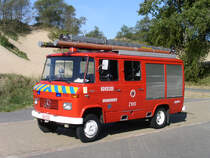 Gertewagen Mercedes-Benz L408 Aufbau Rosenbauer Belgium der Feuerwehr Koksijde LZ Oostduinkerke, Aufnahme am 09.09.2006 