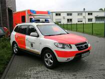 Notarzteinsatzfahrzeug (NEF) des Rettungsdienstes der Stadt Nettetal. Am 27.7.11 habe ich das NEF in Nettetal bei der Rettungswache aufgenommen