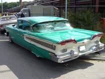Heckansicht eines Edsel Citation Hardtop Sedan des Jahrganges 1958. Oldtimertreffen Kokerei Zollverein am 02.09.2012.
