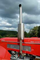 ein Prachtstck - Auspuff vom Schlter 1250, gesehen beim Schltertreffen am Kirchheimer See, September 2012