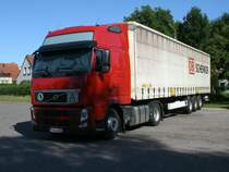 Am 13.August 2012 stand Dieser VOLVO Sattelzug in Bergen/Rgen.