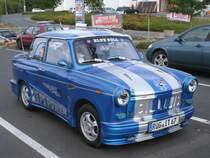 Aufgemotzter Trabant 601,am 06.September 2012,in Bergen/Rgen.