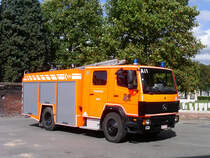 Tanklschfahrzeug Mercedes-Benz 1124F 90 Aufbau Vanassche der Feuerwehr Ieper, Aufnahme am 30.09.2009