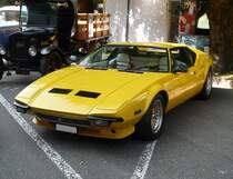 Old Car Festival Aarburg - Gelber Sportwagen zu Besuch in Aarburg am 08.09.2012