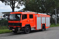 Gertewagen Mercedes-Benz 1124F Aufbau Vanassche der Feuerwehr Hoogstraten, Aufnahme am 27.08.2011