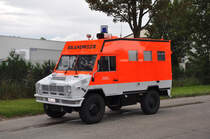 Einsatzleitwagen Iveco 40.10 WM 4x4 der Feuerwehr Hoogstraten, ehemaliges Fahrzeug der Gendarmerie, Aufnahme am 27.08.2011