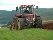 Feldbearbeitung beim Schlütertreffen am Kirchheimer See, September 2012

