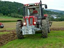 Feldbearbeitung beim Schlütertreffen am Kirchheimer See, September 2012