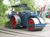 KAELBLE-Dampfstraenwalze ..... im Deutschen Dampflokomotiven Museum (DDM), Neuenmarkt-Wirsberg [14.08.2011]