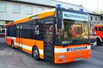 MBUS 7 der BF Kln, K-27477, MAN NL 223.2, Gppel, Bj. 2004. (Aufnahme 21.12.2007 auf der Heimatwache 7 in Porz).