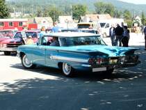Old Car Festival Aarburg - Hellblauer Chevrolet Impala zu Besuch in Aarburg am 08.09.2012