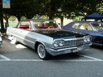 Old Car Festival Aarburg - Schwarz - Grauer Chevrolet Impala zu Besuch in Aarburg am 08.09.2012