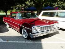 Old Car Festival Aarburg - Roter Chevrolet Impala zu Besuch in Aarburg am 08.09.2012