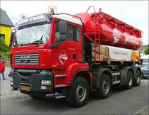 MAN Lkw zum Transport von Holzpellets. 14.06.08