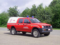 Mehrzweckfahrzeug Mitsubishi L200 der FF Grobbendonk, Aufnahme am 07.07.2007