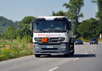 MB Actros Tankwagen bei Erpel/Rhein - 15.08.2012