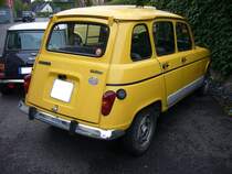 Heckansicht eines in Spanien zugelassenen Renault 4. Dsseldorf am 15.09.2012.