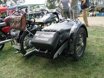 Motorrad MZ BK 350 mit  Stoye -Beiwagen aus dem Landkreis Ludwigslust (LWL), Meetzen [16.08.2009]