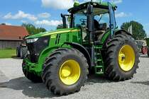 John Deere 7280R, Allradschlepper mit 6-Zyl.Diesel und ber 300PS, Aug.2012