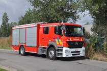 Tanklschfahrzeug Mercedes-Benz Axor 1930F Aufbau Vanassche der Feuerwehr Sint-Niklaas, Aufnahme am 15.09.2012