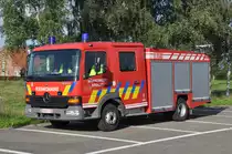 Ger�tewagen Mercedes-Benz Atego 1017F Aufbau Vanassche der Feuerwehr Brecht, Aufnahme am 27.08.2011