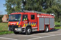 Tanklschfahrzeug Mercedes-Benz Atego 1325F Aufbau Vanassche der Feuerwehr Brecht, Aufnahme am 27.08.2011