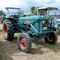 Hanomag Brillant 600 steht im August 2012 am Baiersr�der Hof