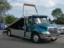 Toller Autotransporter, International DuraStar. US-Car-Show Grefrath 2011-08-21
