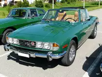 Old Car Festival Aarburg - Triumph Cabrio zu Besuch in Aarburg am 08.09.2012
