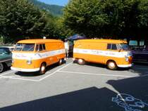 Old Car Festival Aarburg - 2 VW Bully zu Besuch in Aarburg am 08.09.2012