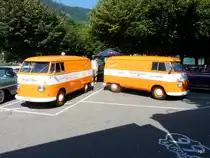 Old Car Festival Aarburg - 2 VW Bully zu Besuch in Aarburg am 08.09.2012