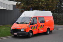 Einsatzleitwagen/Mefahrzeug Ford Transit der Feuerwehr Stekene, Aufnahme am 17.09.2011