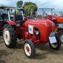 Porsche Standard steht im August 2012 am Baiersröder Hof