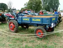 Lanz Alldog, gesehen am Baiersröder Hof im August 2012 

