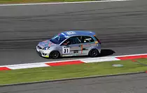 N. Mierrschke auf Ford Fiesta, beim Procar Rennen am 16.9.2012 auf dem N�rburgring