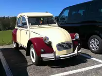 Citroen 2CV auf dem Unteren Grenchenberg am 16.09.2012