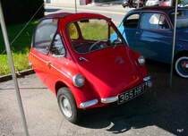 Heinkel beim Autohndler an der Strasse in Lengnau am 16.09.2012